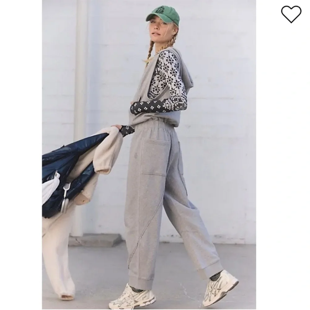 FREE PEOPLE MOVEMENT Set Go Onesie (grey)